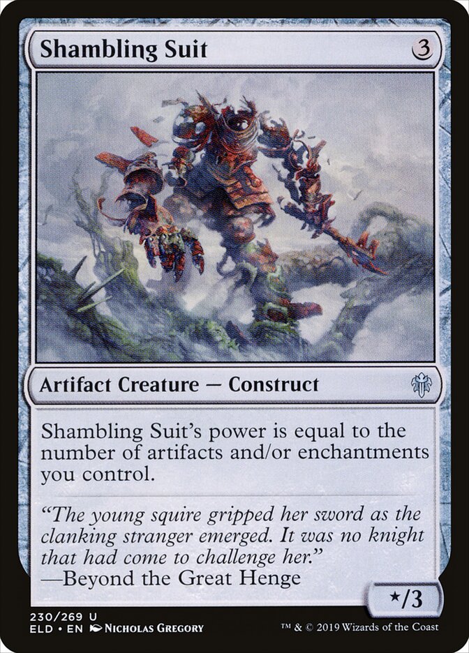 Shambling Suit (230) - Throne of Eldraine (ELD)