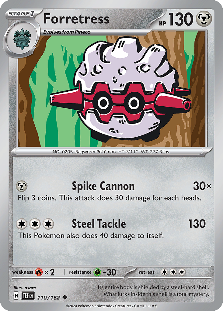 Forretress (110/162) - Temporal Forces (TEF)