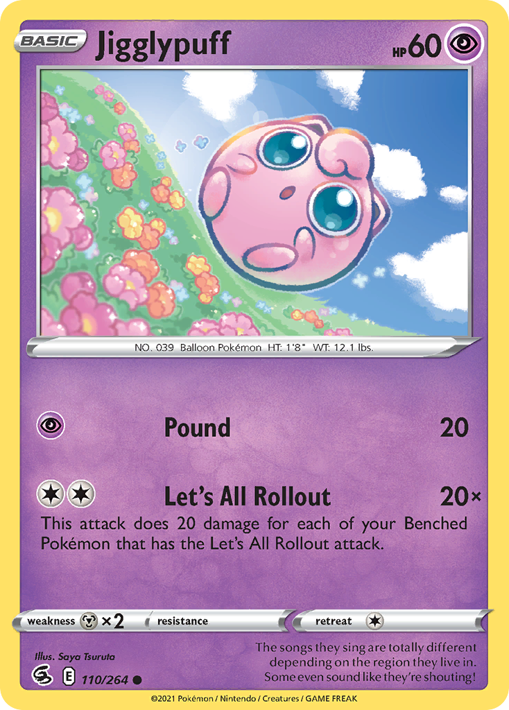Jigglypuff (110/264) - Fusion Strike (FST)