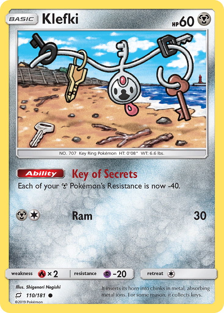 Klefki (110/181) - [Reverse Holo] Team Up (TEU)