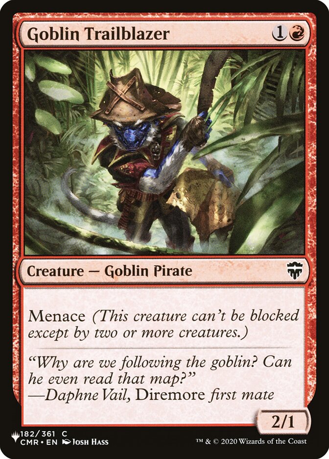 Goblin Trailblazer (CMR-182) - The List (PLST)
