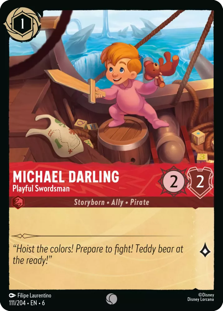 Michael Darling - Playful Swordsman - [Foil] Azurite Sea (6)