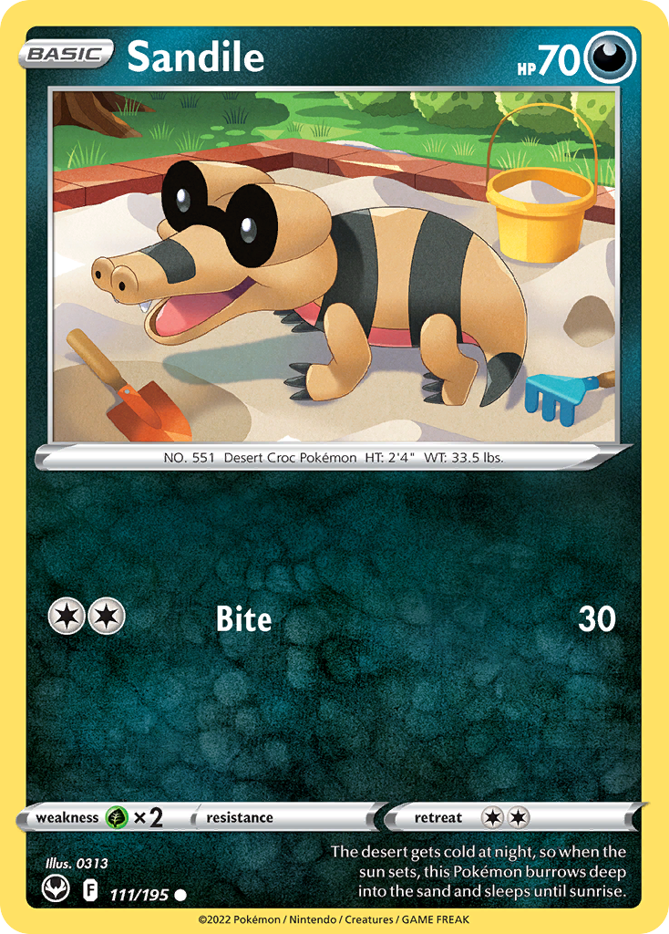 Sandile (111/195) - Silver Tempest (SIT)