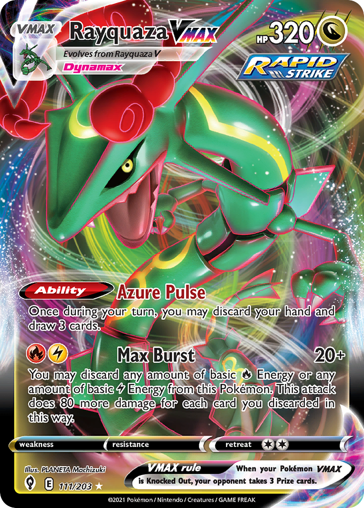 Rayquaza VMAX (111/203) - [Holo Foil] Evolving Skies (EVS)