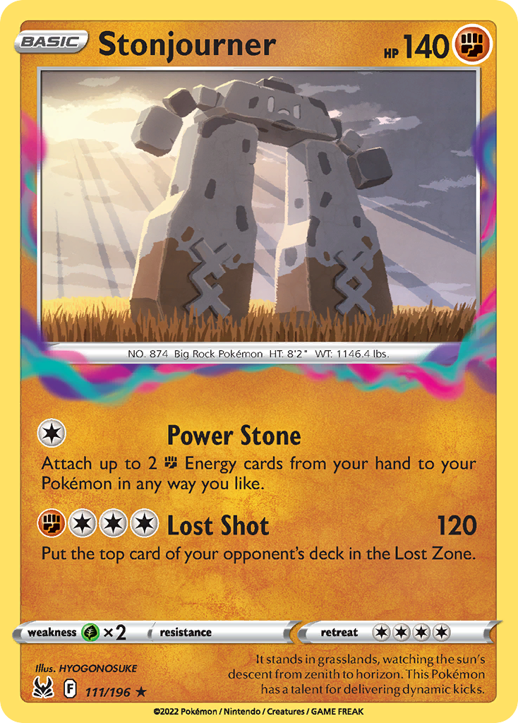 Stonjourner (111/196) - [Reverse Holo] Lost Origin (LOR)