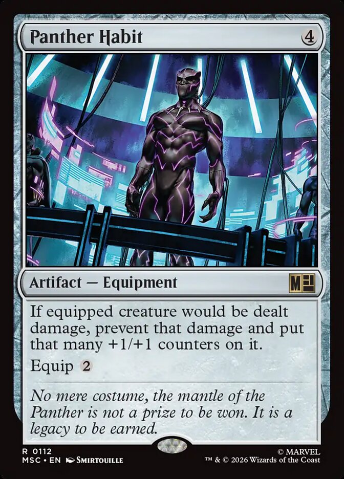 Panther Habit (112) - Marvel Super Heroes Commander (MSC)
