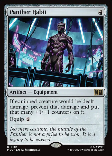 Panther Habit (112) - Marvel Super Heroes Commander (MSC)