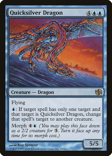 Quicksilver Dragon (19) - Duel Decks: Jace vs. Chandra (DD2)