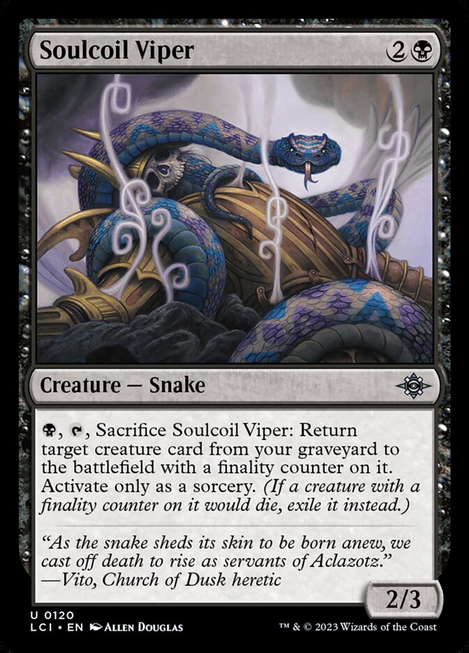 Soulcoil Viper (120) - The Lost Caverns of Ixalan (LCI)