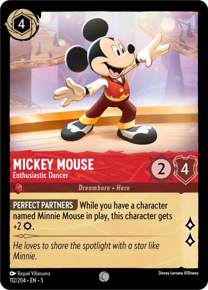 Mickey Mouse - Enthusiastic Dancer - [Foil] Shimmering Skies (5)