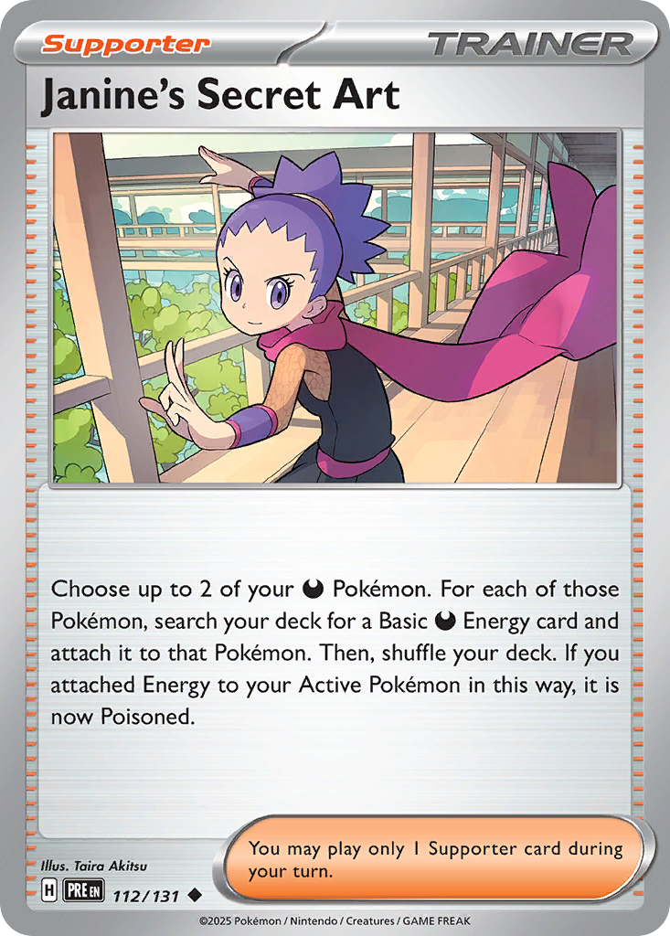 Janine's Secret Art (112/131) - Prismatic Evolutions (PRE)