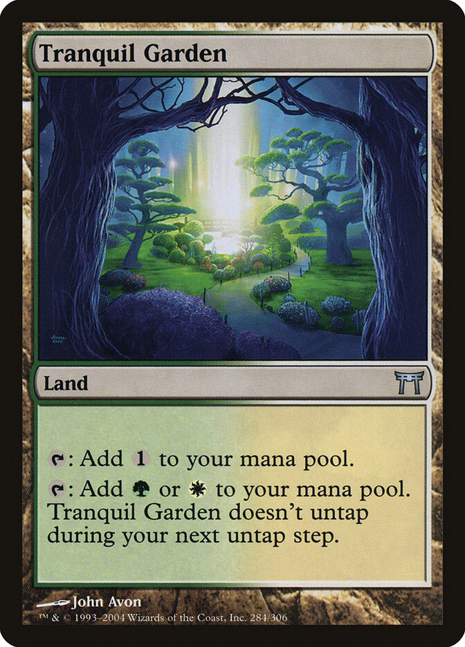 Tranquil Garden (284) - Champions of Kamigawa (CHK)