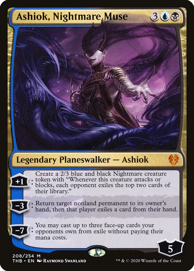 Ashiok, Nightmare Muse (208) - Theros Beyond Death (THB)
