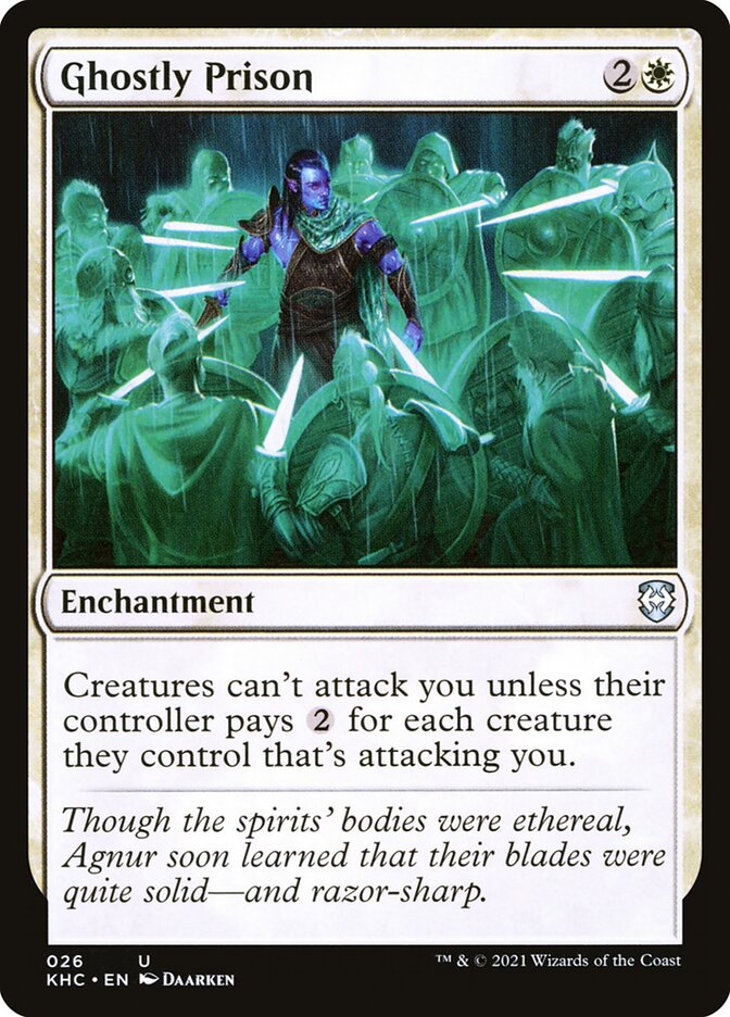 Ghostly Prison (26) - Kaldheim Commander (KHC)