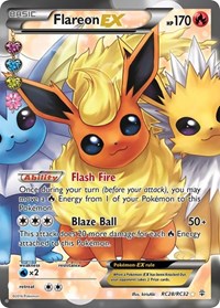Flareon EX Full Art (RC28) - Generations: Radiant Collection (GEN)