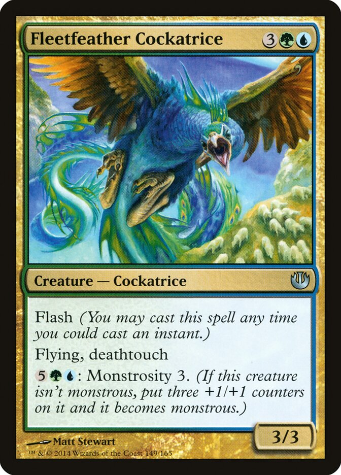 Fleetfeather Cockatrice (149) - Journey into Nyx (JOU)