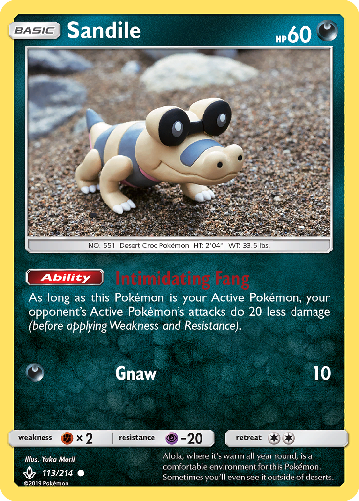 Sandile (113/214) - [Reverse Holo] Unbroken Bonds (UNB)