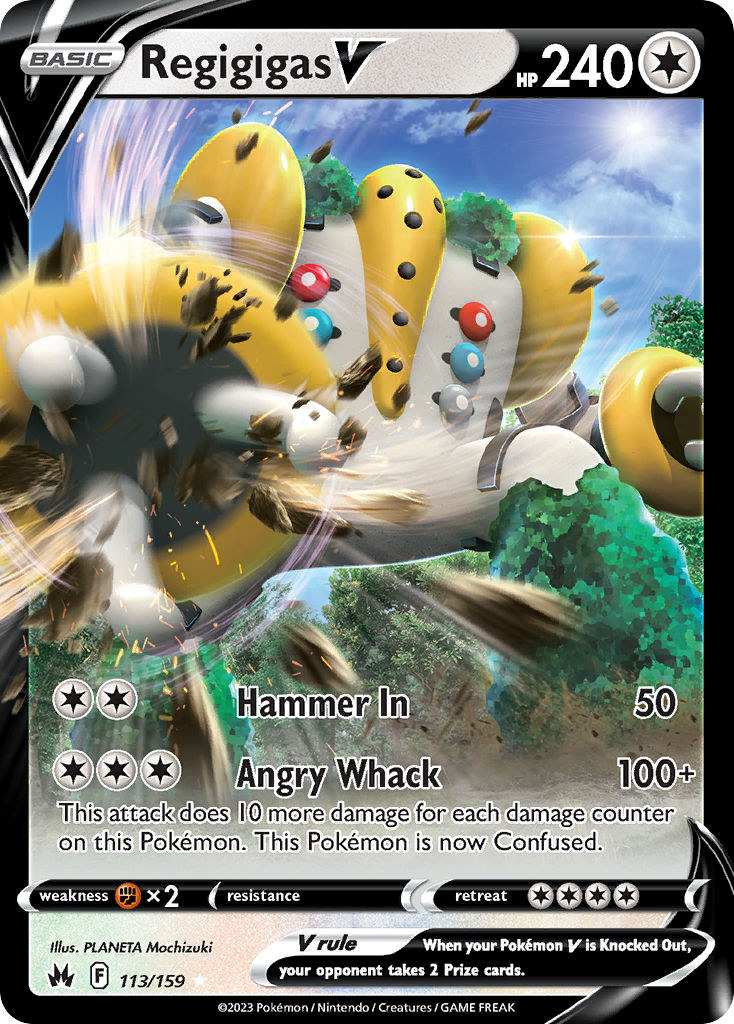 Regigigas V (113/159) - [Holo Foil] Crown Zenith (CRZ