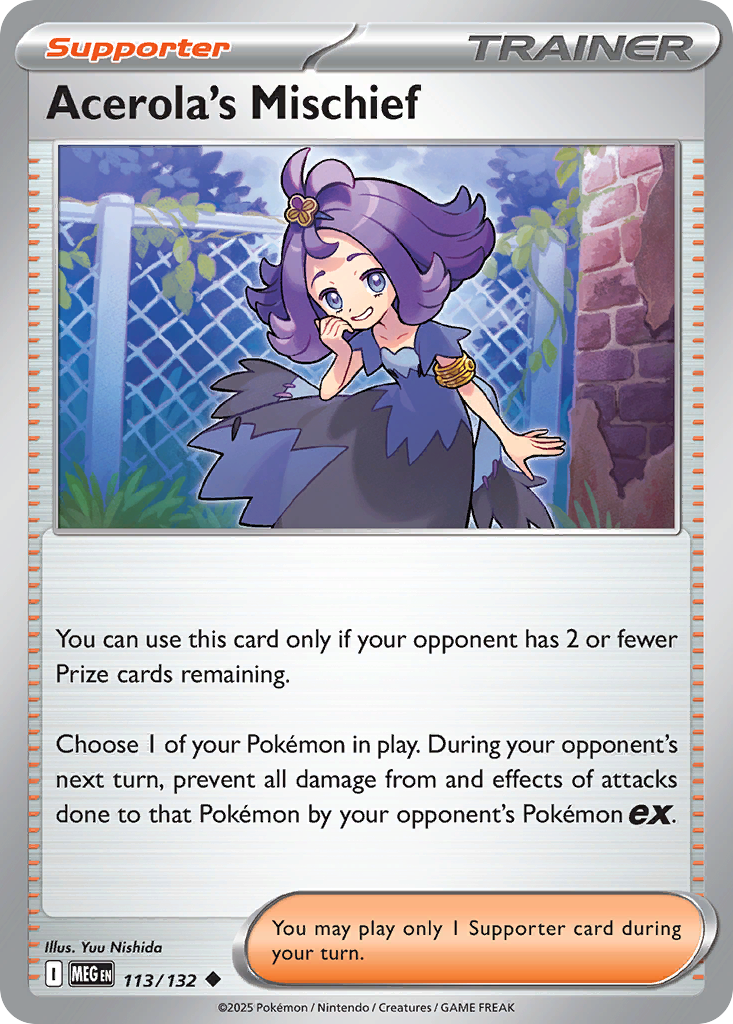 Acerola's Mischief (113/132) - [Reverse Holo] Mega Evolution (MEG)