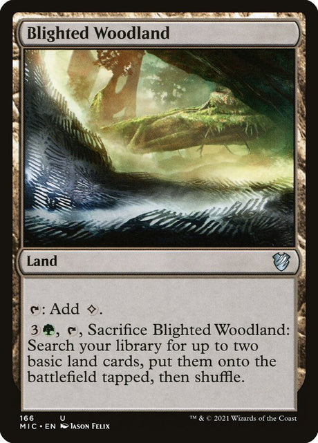 Blighted Woodland (166) - Midnight Hunt Commander (MIC)