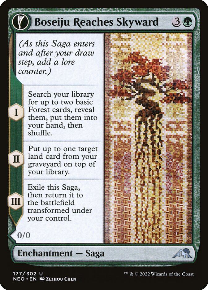 Boseiju Reaches Skyward // Branch of Boseiju (177) - Kamigawa: Neon Dynasty (NEO)