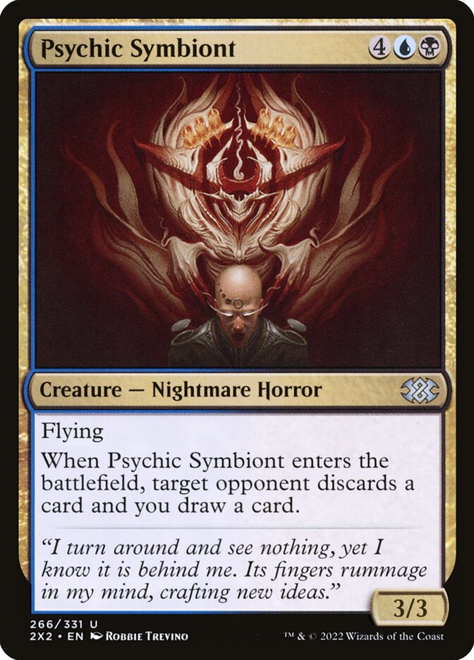 Psychic Symbiont (266) - Double Masters 2022 (2X2)
