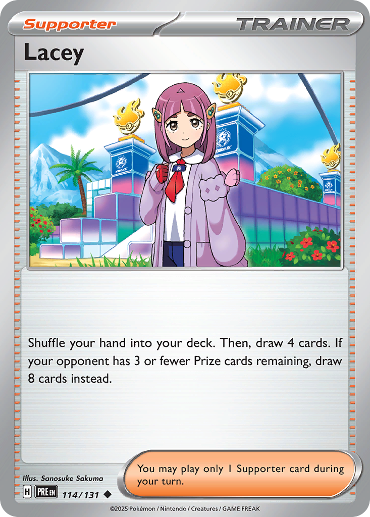 Lacey (114/131) - [Reverse Holo] Prismatic Evolutions (PRE)