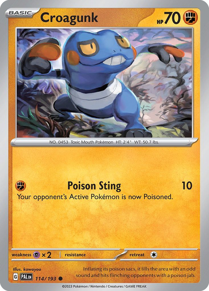 Croagunk (114/193) - Paldea Evolved (PAL)