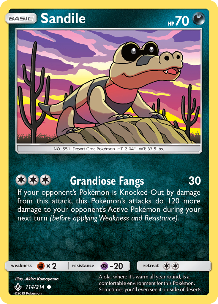 Sandile (114/214) - Unbroken Bonds (UNB)