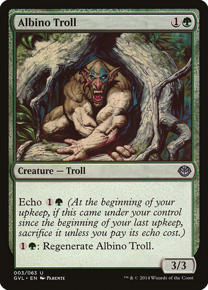 Albino Troll (3) - Duel Decks Anthology: Garruk vs. Liliana (GVL)