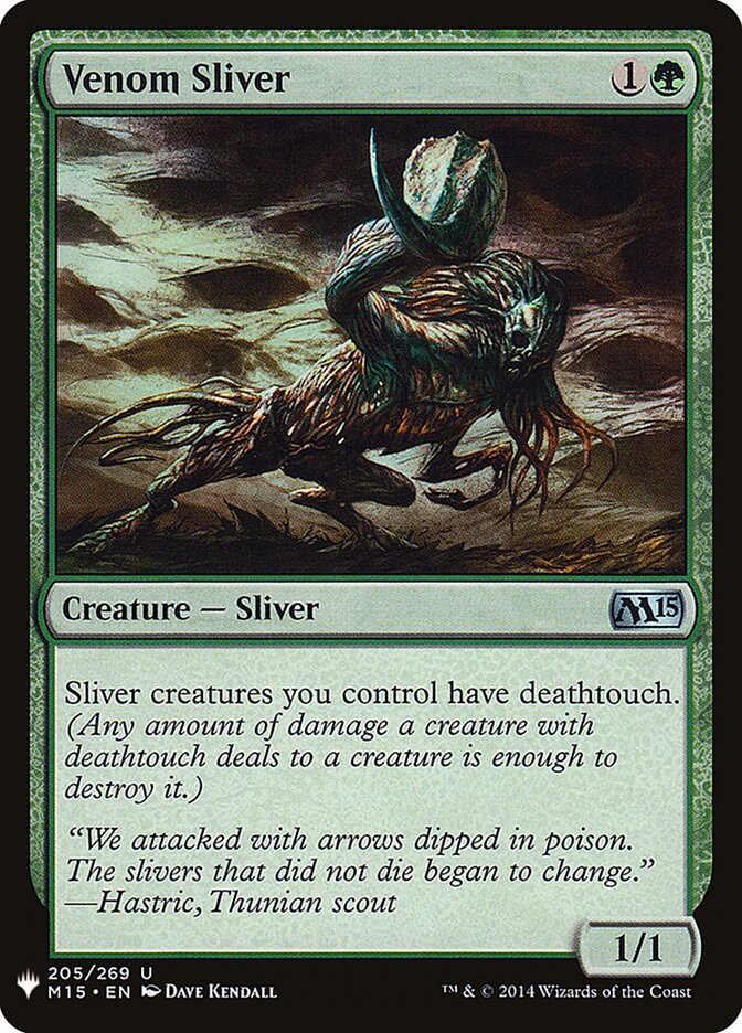 Venom Sliver (M15-205) - The List (PLST)