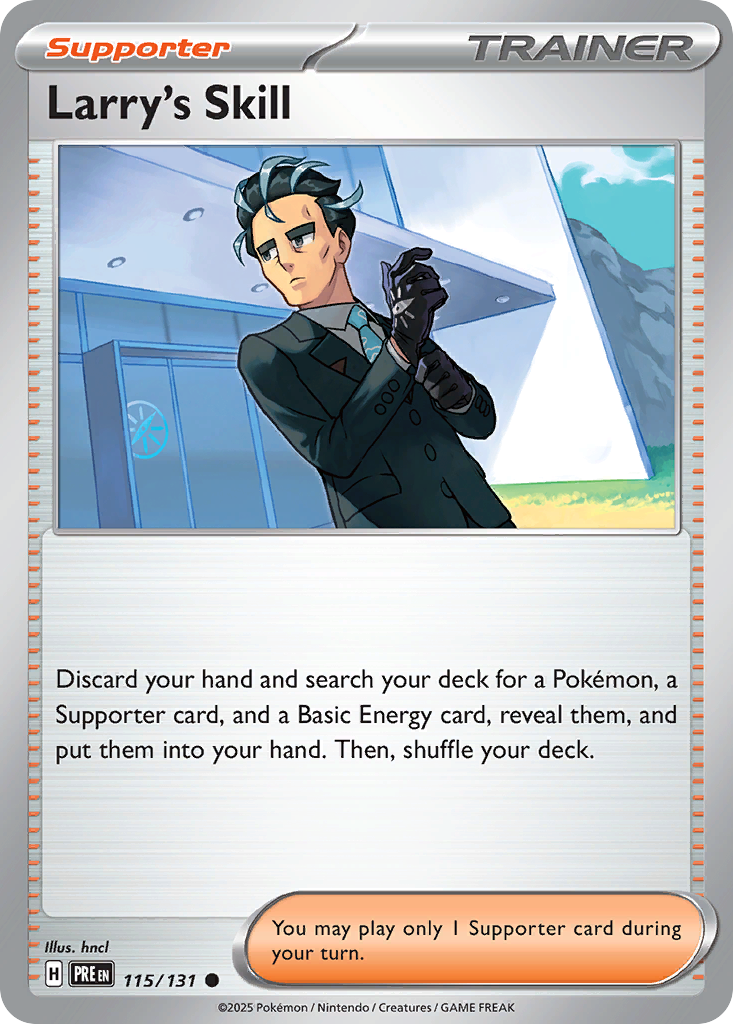Larry's Skill (115/131) - Prismatic Evolutions (PRE)