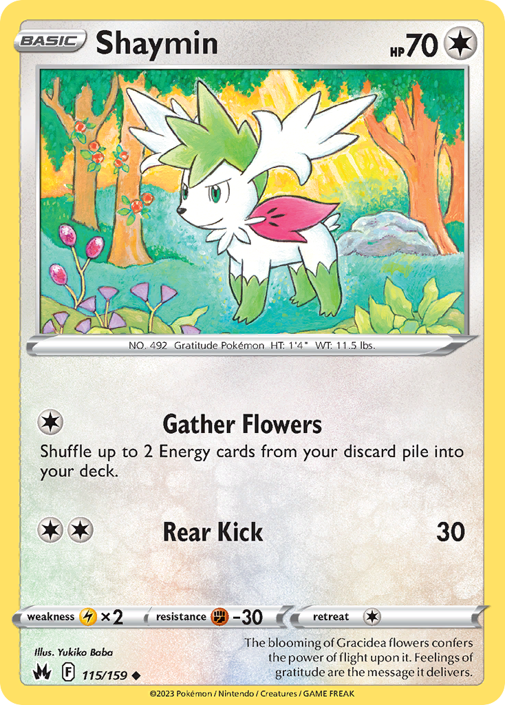 Shaymin (115/159) - Crown Zenith (CRZ)