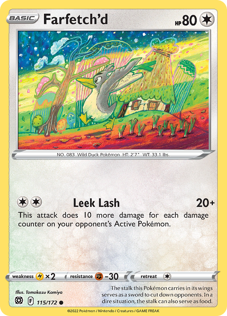 Farfetch'd (115/172) - [Reverse Holo] Brilliant Stars (BRS)