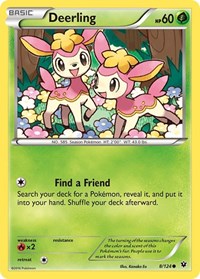 Deerling (8) - XY - Fates Collide (FCO)