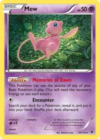 Mew (29) - XY - Fates Collide (FCO)