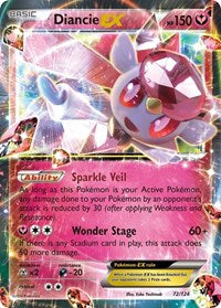 Diancie EX (72) - XY - Fates Collide (FCO)