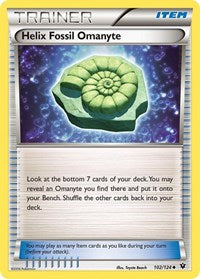 Helix Fossil Omanyte (102) - XY - Fates Collide (FCO)