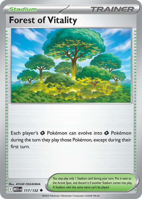Forest of Vitality (117/132) - [Reverse Holo] Mega Evolution (MEG)