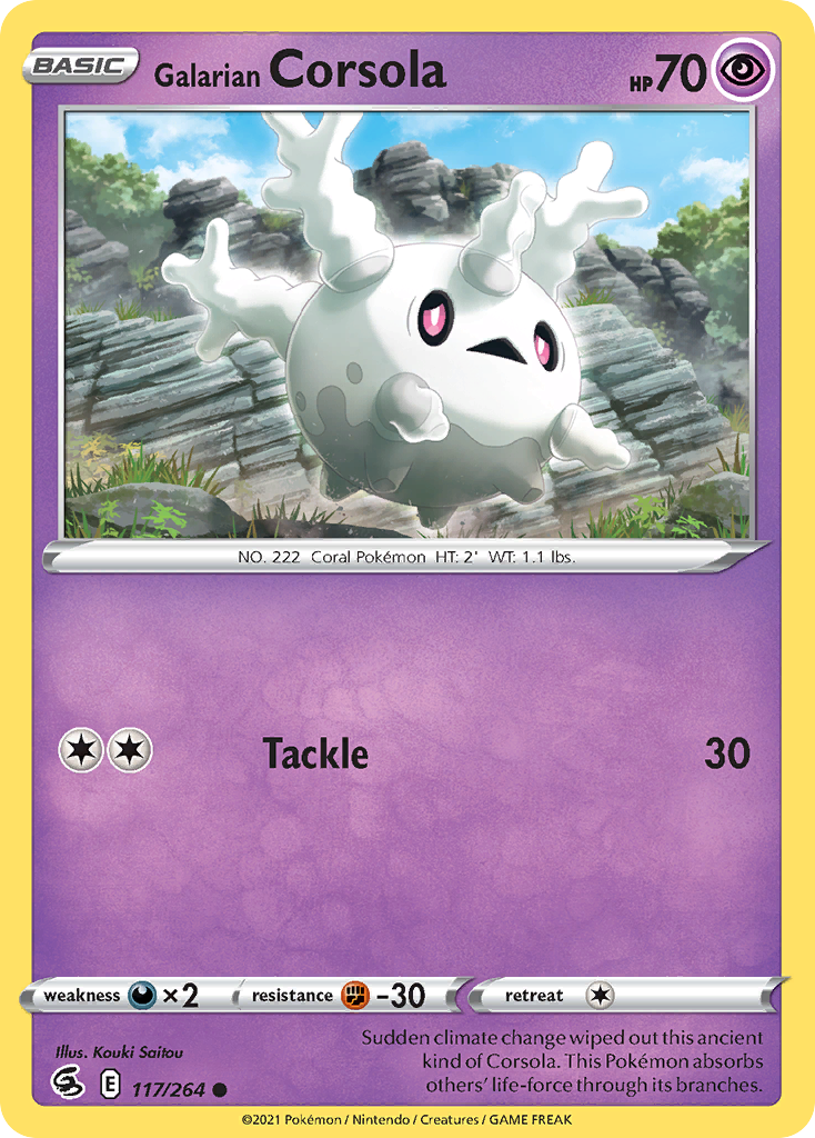Galarian Corsola (117/264) - Fusion Strike (FST)