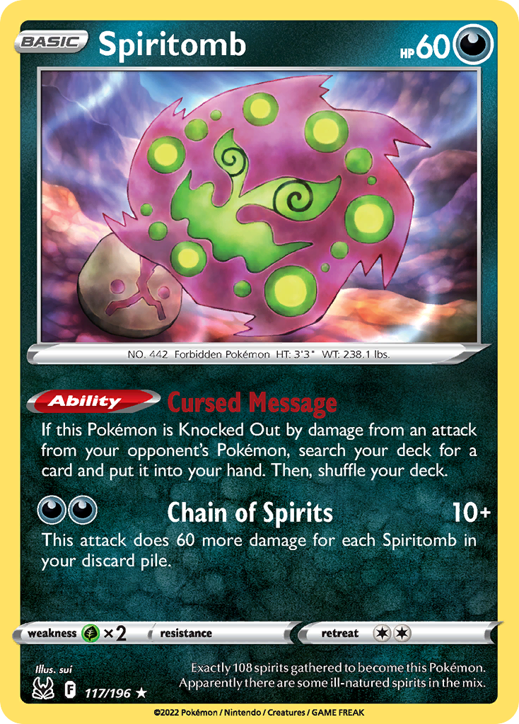 Spiritomb (117/196) - Lost Origin (LOR)