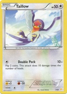 Taillow (7) - XY Trainer Kit: Pikachu Libre & Suicune (PR)