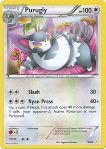 Purugly (19) (19) - XY Trainer Kit: Pikachu Libre & Suicune (PR)