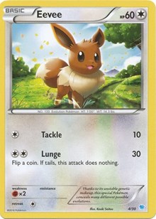 Eevee (4) - XY Trainer Kit: Pikachu Libre & Suicune (PR)