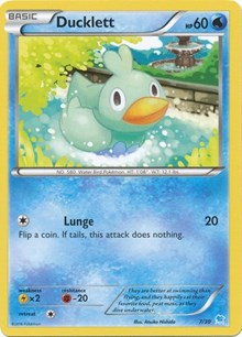 Ducklett (7) (7) - XY Trainer Kit: Pikachu Libre & Suicune (PR)