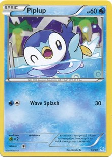 Piplup (16) - XY Trainer Kit: Pikachu Libre & Suicune (PR)