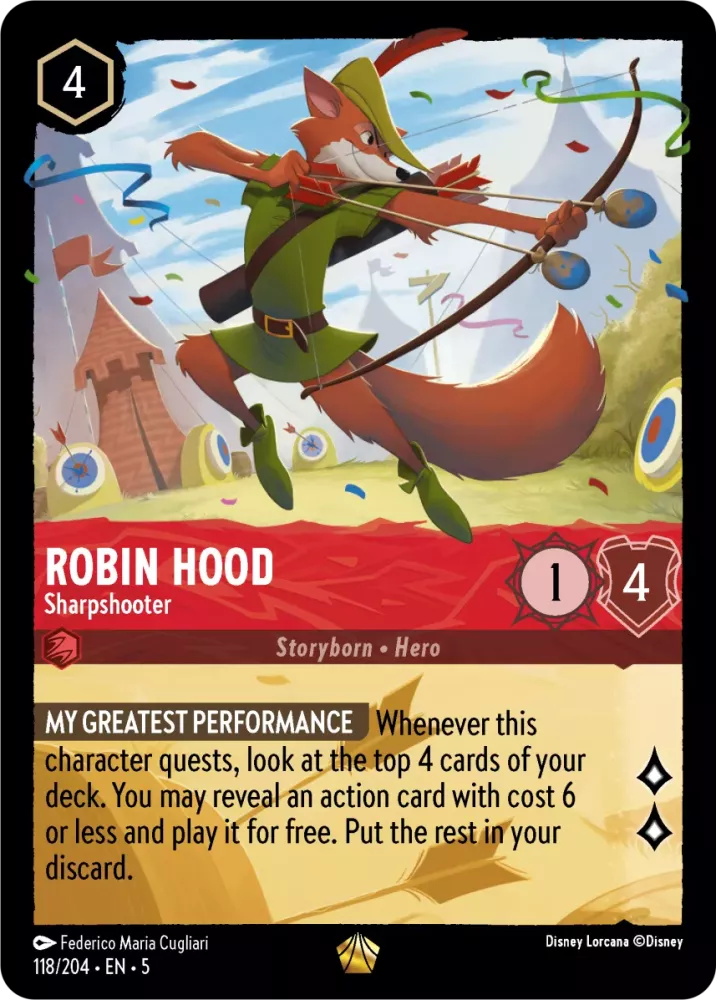 Robin Hood - Sharpshooter - [Foil] Shimmering Skies (5)