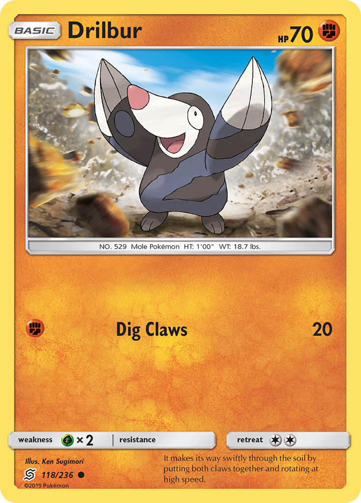 Drilbur (118/236) - Unified Minds (UNM)