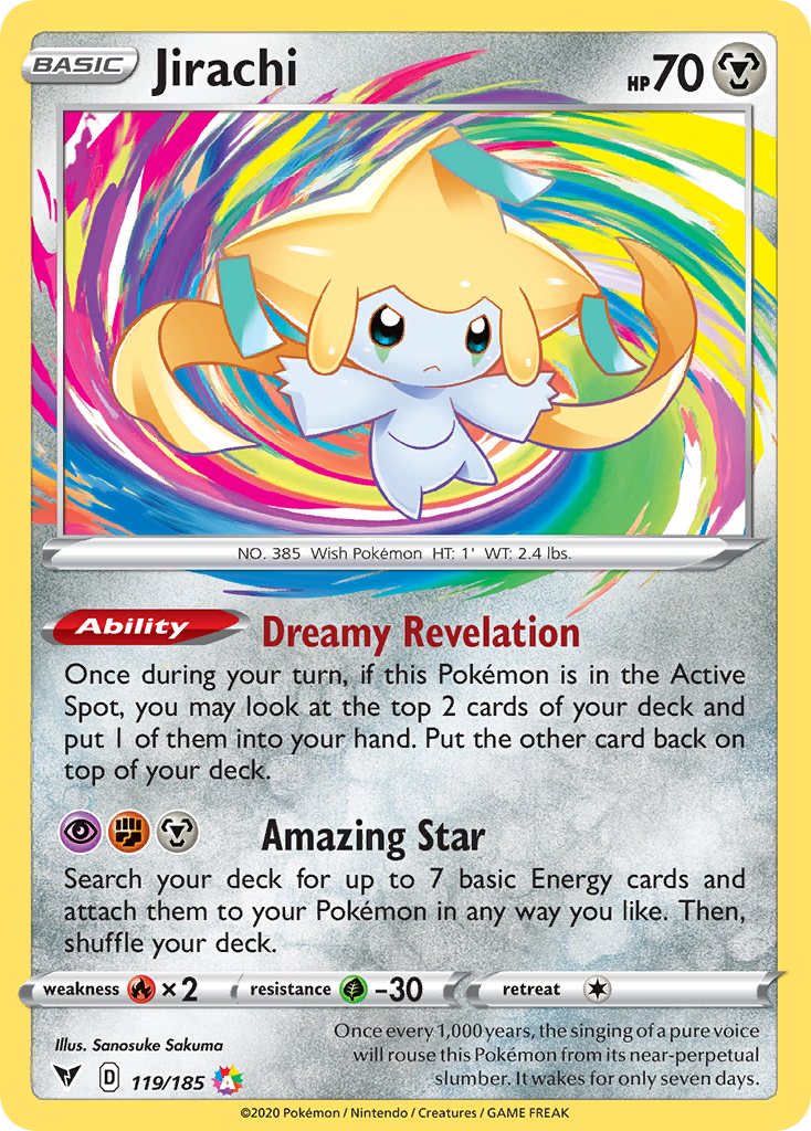 Jirachi (119/185) - [Holo Foil] Vivid Voltage (VIV)