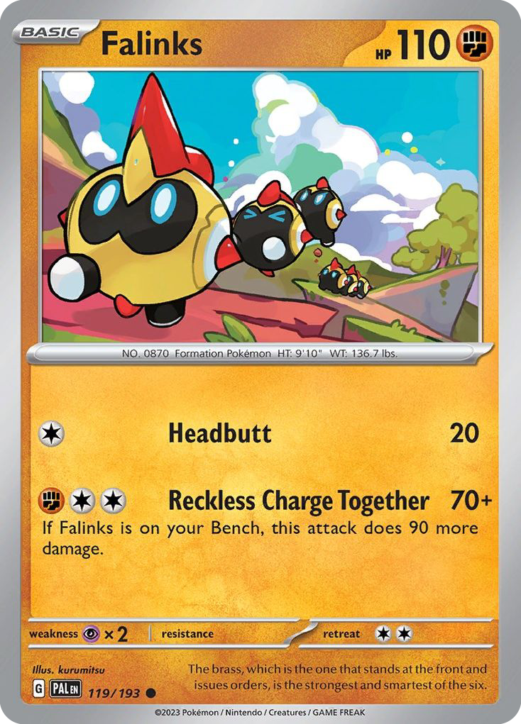 Falinks (119/193) - [Reverse Holo] Paldea Evolved (PAL)